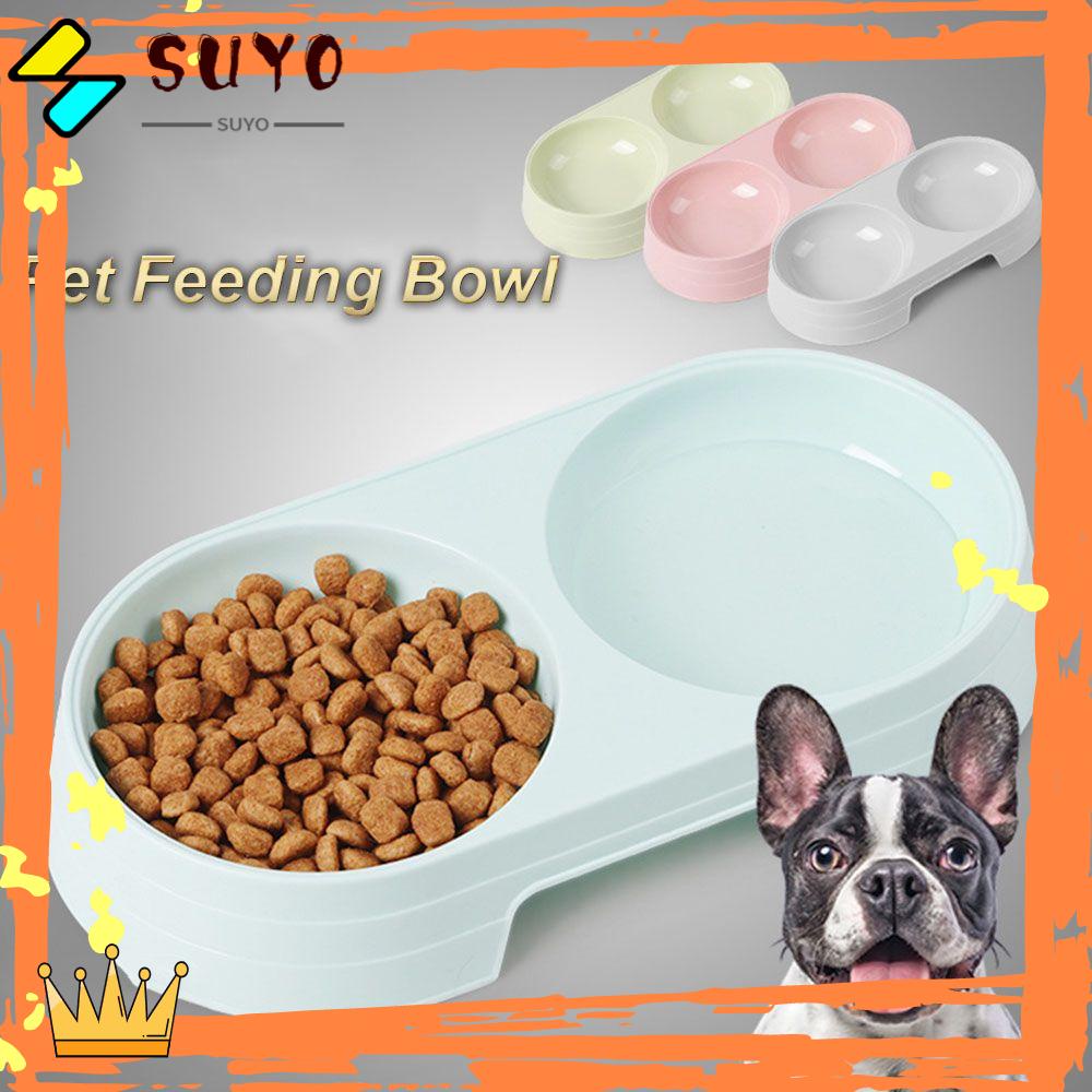 Suyo Mangkok Makan / Minum Anti Slip Warna Permen Untuk Anjing