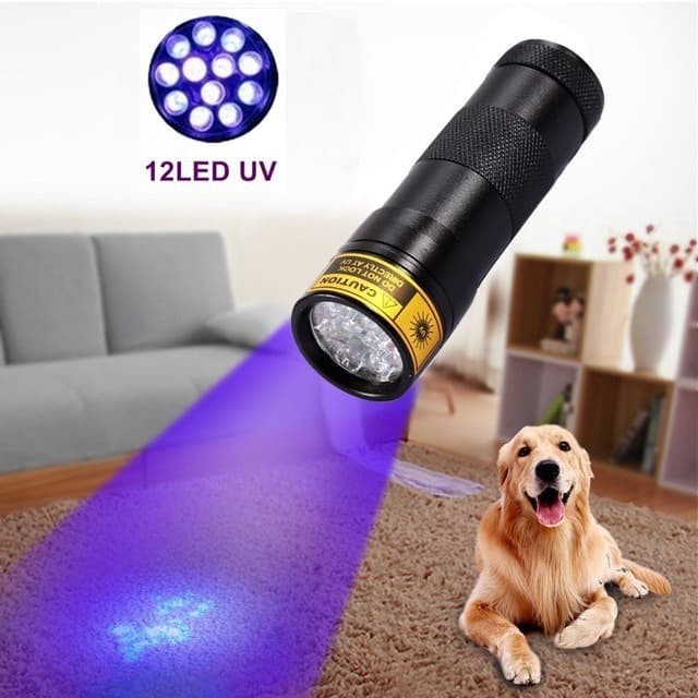 TaffLED Senter Ultraviolet 400nm 9 LED - UV-395 - Black