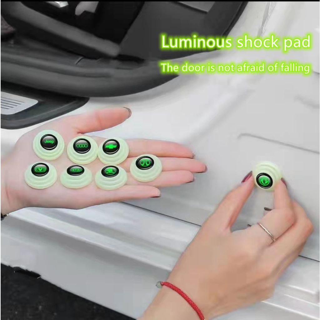 1pc Bantalan shock pad luminous Untuk Pintu Bagasi Mobil