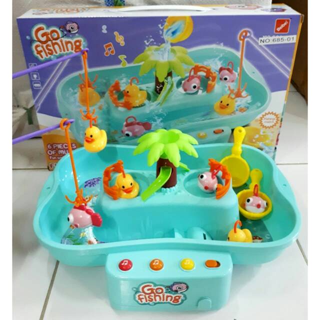 Mainan Pancing Go Fishing Game Board Play Set