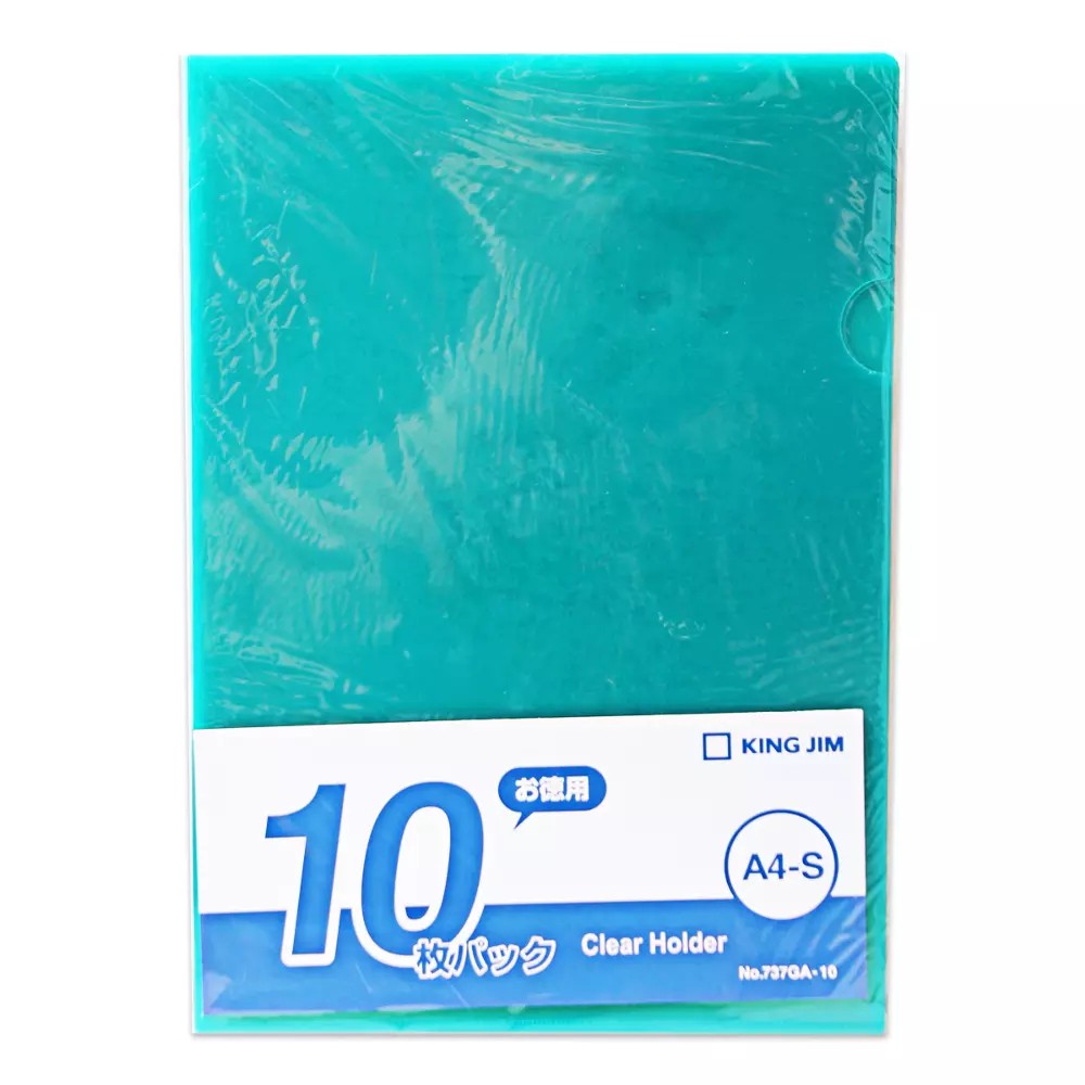 

CLEAR HOLDER 737-50 A4/10 PCS GREEN KING JIM ( ID : 170617 )