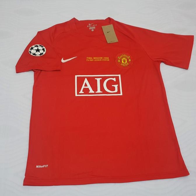 [DSport] JERSEY RETRO MU FINAL MOSCOW 2008 RETRO JERSEY + STARBALL MU JUARA STOKSKU 2809