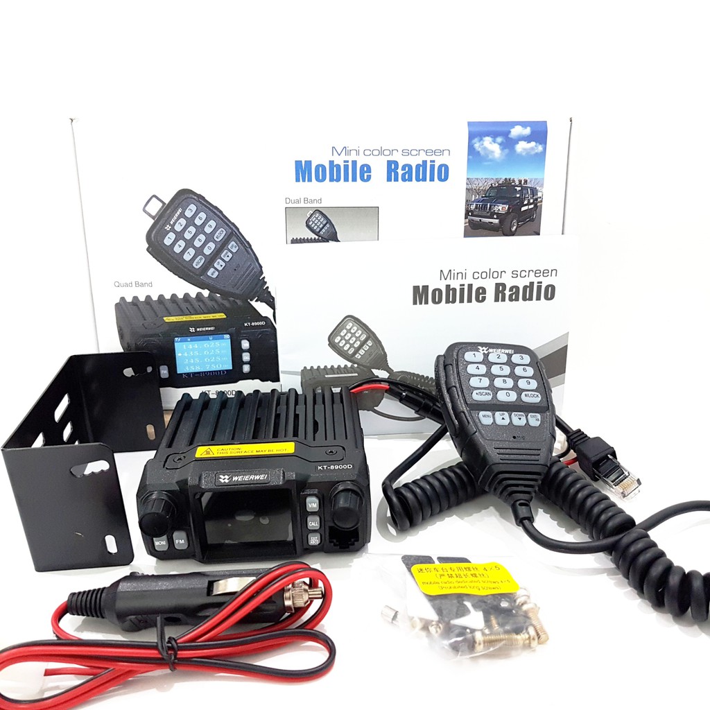 RADIO RIG MINI WEIERWEI KT-8900D QUADBAND NEW ORIGINAL GARANSI RESMI