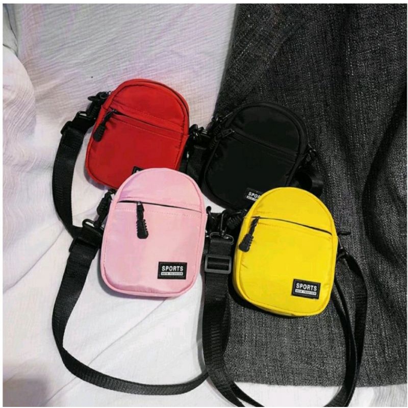 Tas Slempang Wanita Mini Sport Sporty Swag Sling Bag Tas