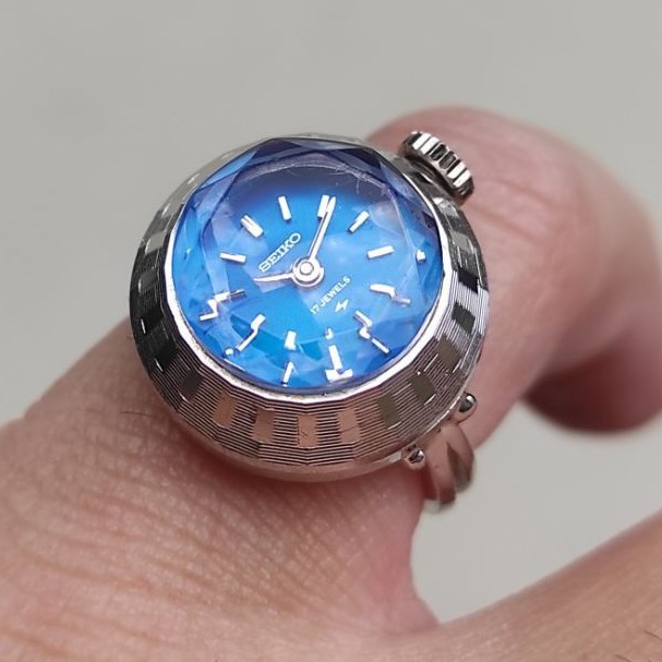Jam Cincin Seiko Vintage (jam bekas manual winding)