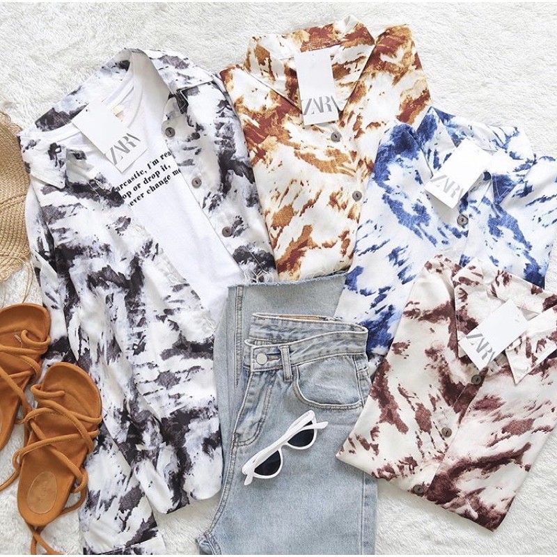 GLOVY TIE DYE SET ZARAW BY calamary