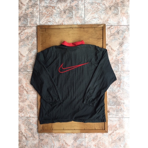 Vintage Nike Big Logo Bred Windbreaker Jacket