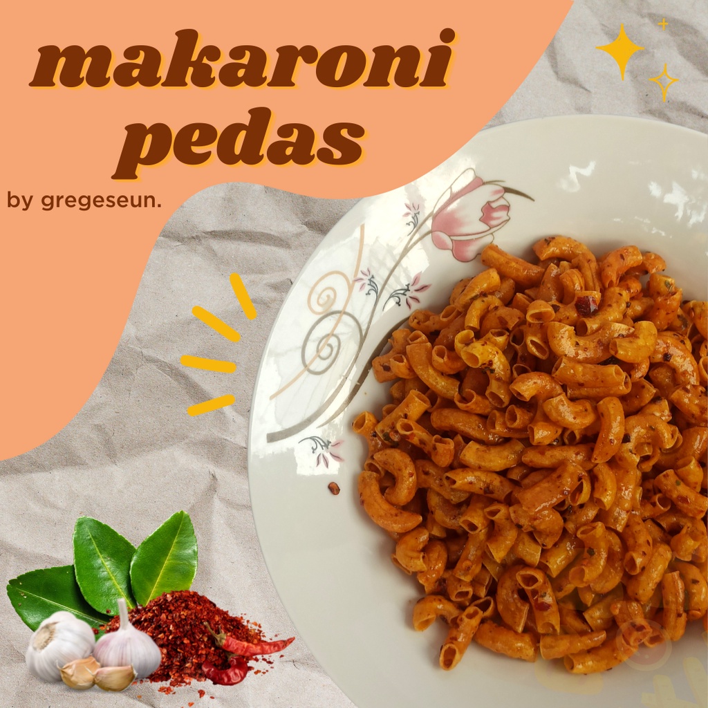 Jual Makaroni Kriuk Pedas Daun Jeruk Seblak Kering Makaroni Bantat