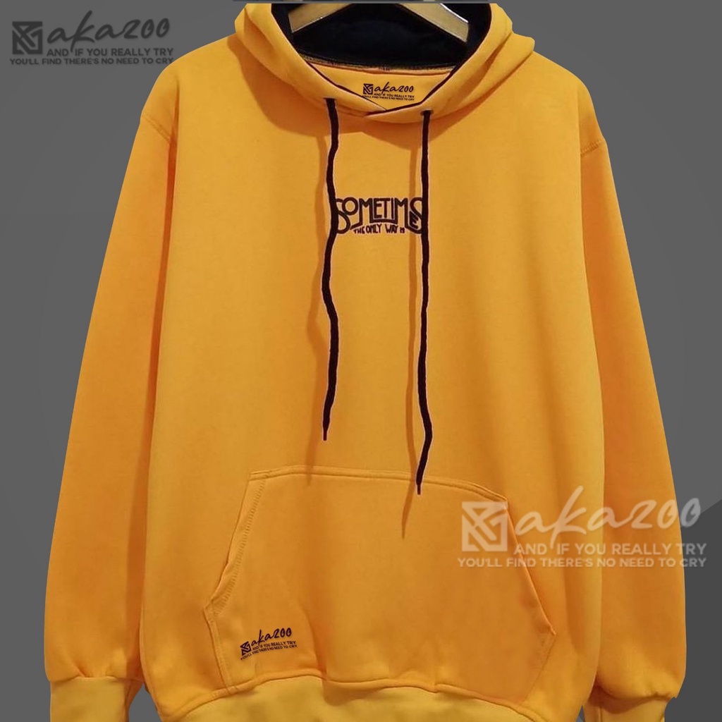 hoodie pria terlaris 2021 warna gold / kubus sometimes sablon hitam switer distro bandung original  hody cowok jumbo sweater big size xxl ziper hodie pria terlaris 2021 unise m l xl xxl premium  akazoo ofisial bandung