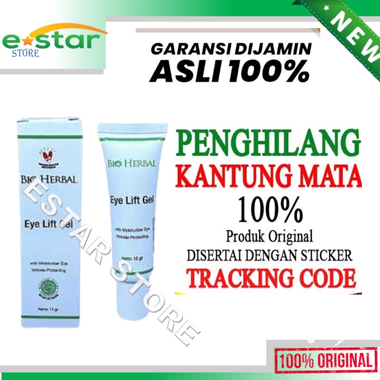 Penghilang mata panda dan kerutan kantung mata ampuh bio herbal eye lift gel kantung mata masker mat