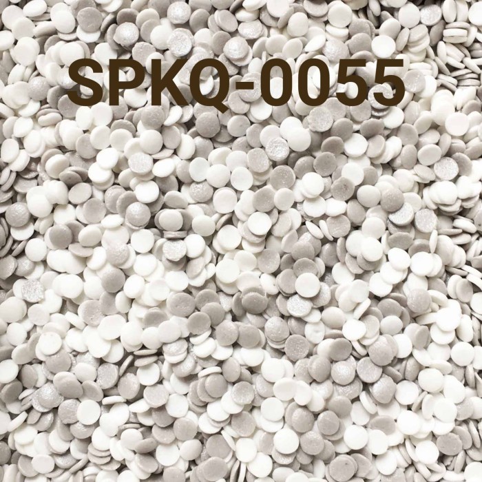 

SPKQ-0055 SPRINKLES SPRINKLE SPRINKEL 250GR BULAT PIPIH PUTIH ABU TERBARU