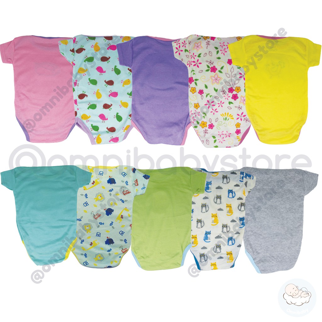 cotton's mill jumper bayi laki-laki / bayi perempuan lengan pendek 5in1 (SNI)