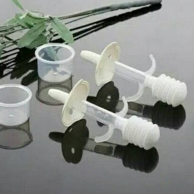 LZ.B7 Pipet obat + gelas takar, Medicine Feeder