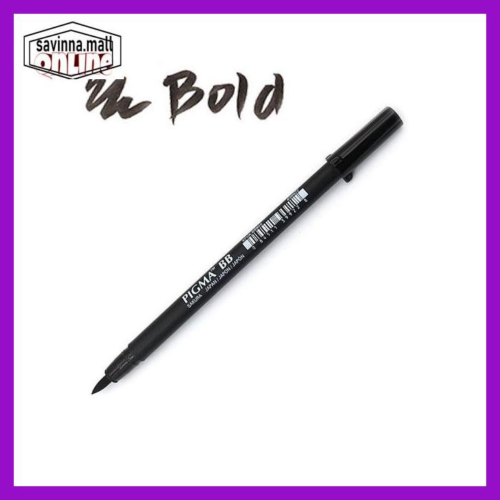 

U0Uo879- Sakura Pigma Professional Brush Pen - Bold - Black Y7Ry688-