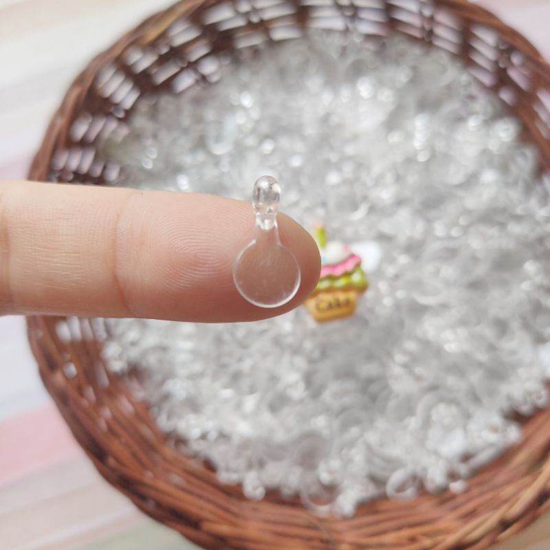 Tempelan clay untuk ikat rambut, gelang dll