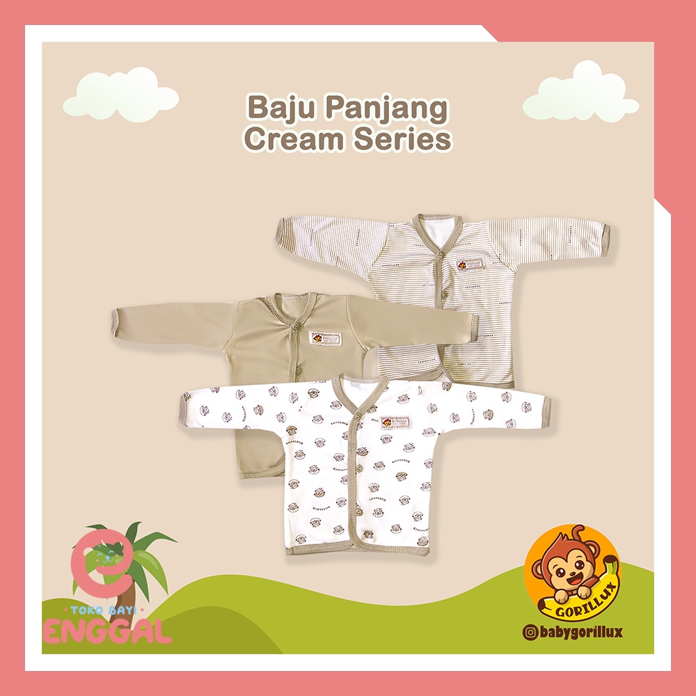 Baju Bayi Tangan Panjang Bis Gorillux