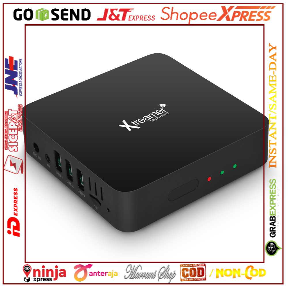 [PROMO BISA COD❤] Xtreamer Dual Set Top Box DVB-T2 Media Player Android 9.0 4K