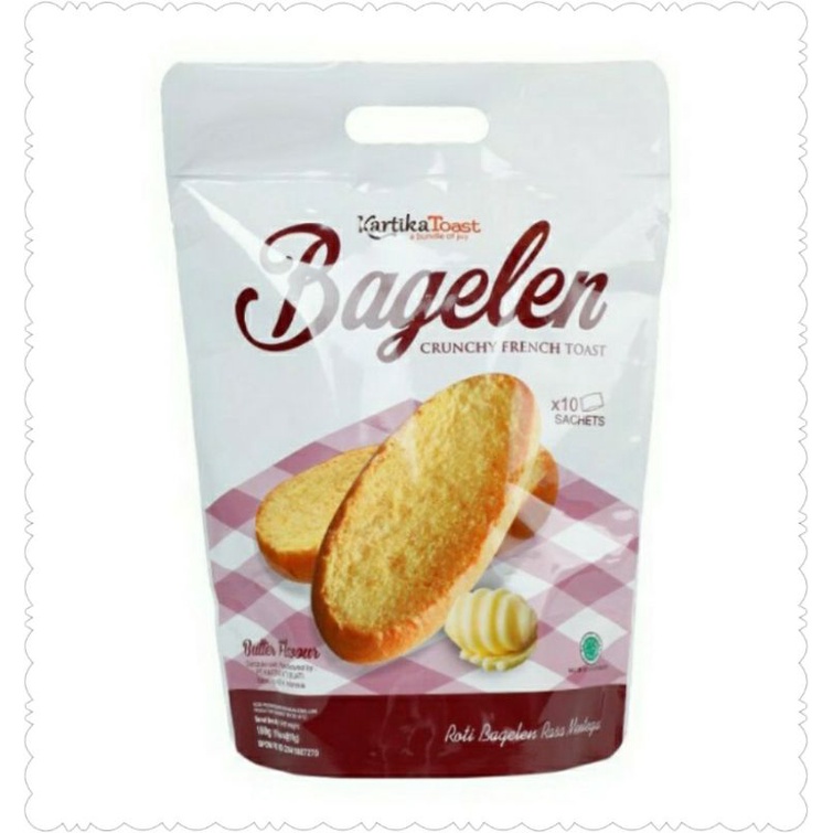 

Kartika Toast Bagelen Butter Flavour Cheese Crunchy Bagelen 180gr