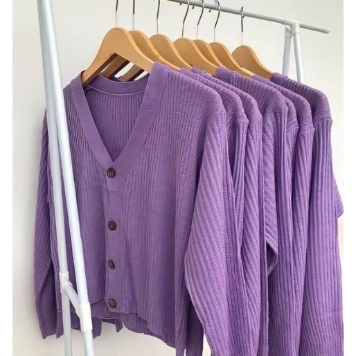 Lilac Cardy - Kardigan Series Warna Lilac