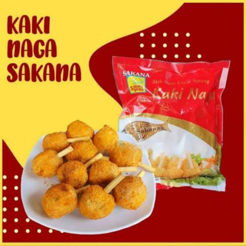 

Sakana Kaki Naga Ikan 500gr