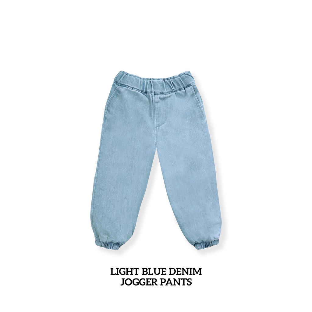 Little Palmerhaus Kids Denim Jogger Pants | Celana Jogger Anak 1-3 tahun