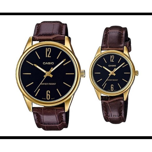 Casio Couple Original Mtp&Ltp-V005Gl-1B|Original Original Casio