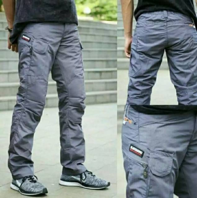 Celana cargo pria / tactical / blackhawk / model slimfit size 28-38