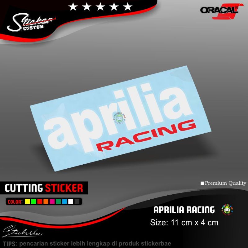 stickerbae4 sticker aprilia racing stiker helm aprilia kyt tt course sticker cutting