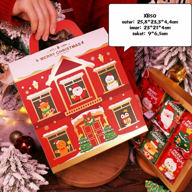 

[COD] Kotak Cookies XB17 Kotak Nastar Nougat Packaging Kotak Natal [COD]