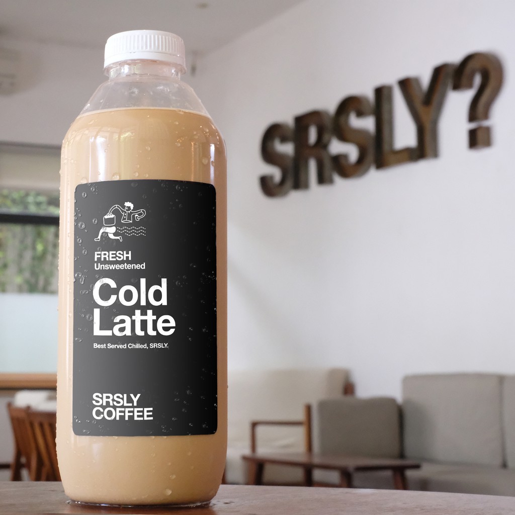 LATTE by SRSLY Coffee Botol Coffee Kopi 1 Liter Kopi Susu Kopi