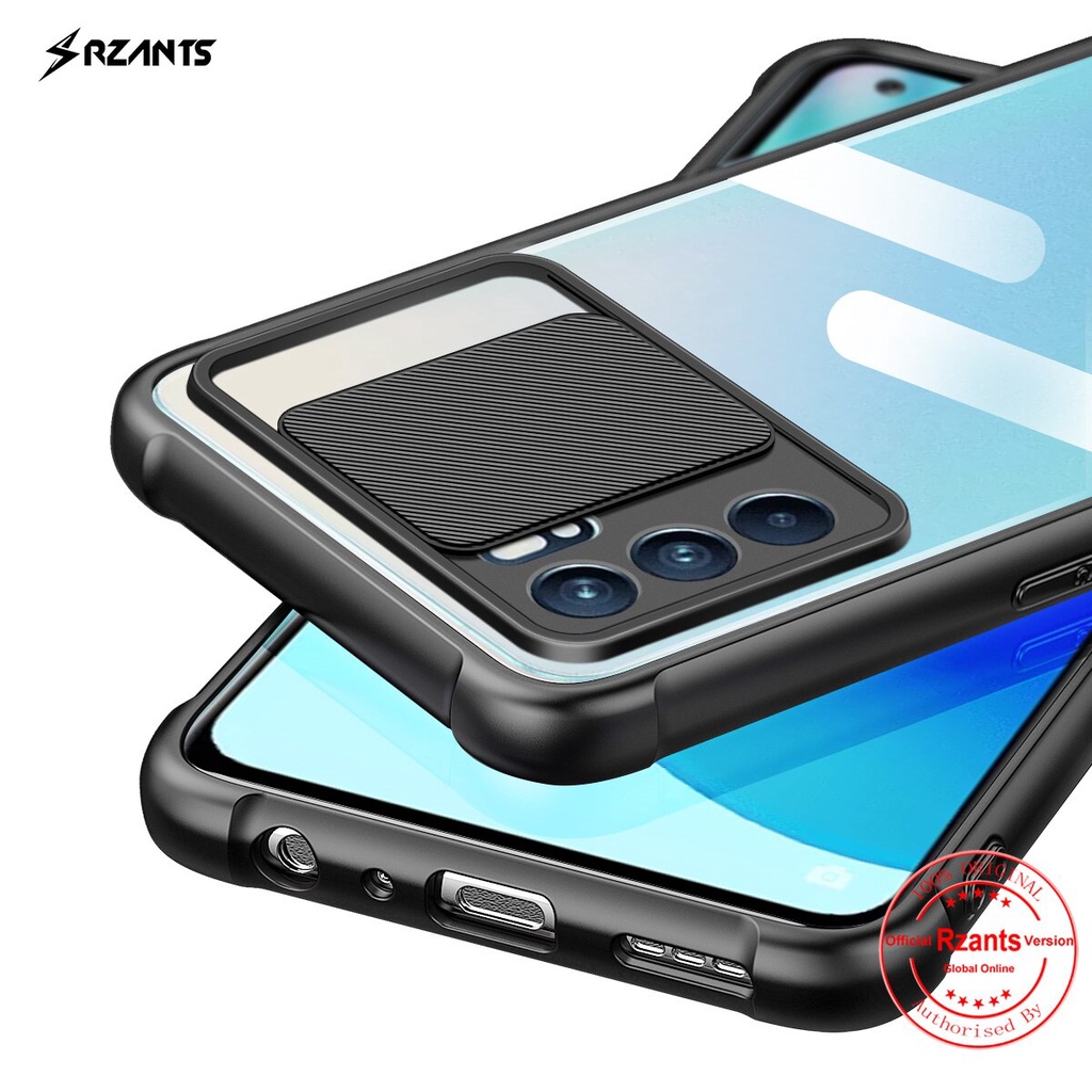 Case Oppo Reno 6 Pro ( 5G ) 2021 Armor Slide Transparent Premium Casing