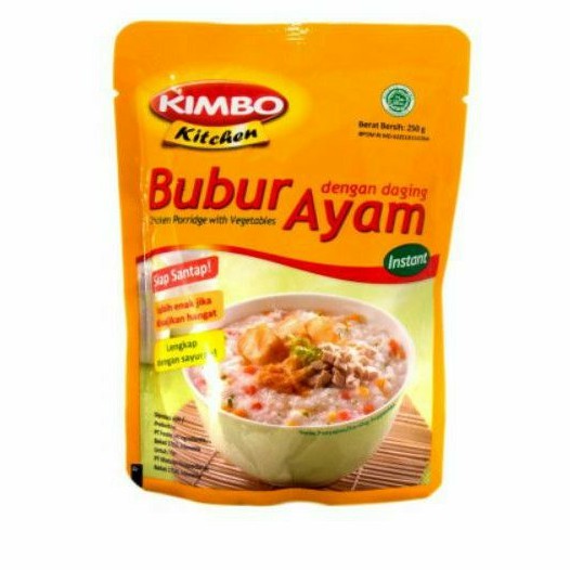 

Kimbo Kitchen Bubur Instant Ayam / sapi 250Gr