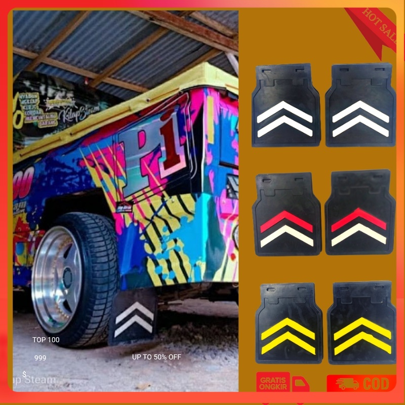(GROSIR) Karet Lumpur Mobil pickup MUd Guard Ceret Ceceret Mobil Pick Up Karpet Lumpur Mobil
