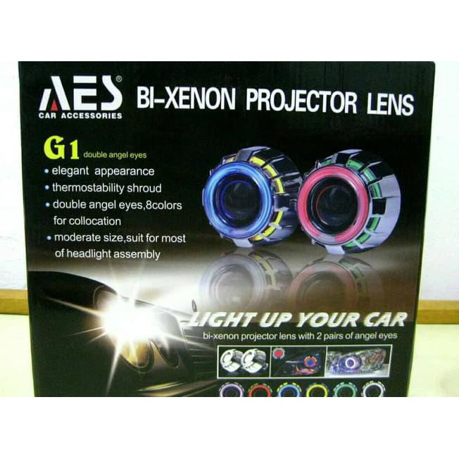 Lampu Projie Hid G1 Mobil Motor Merek Aes