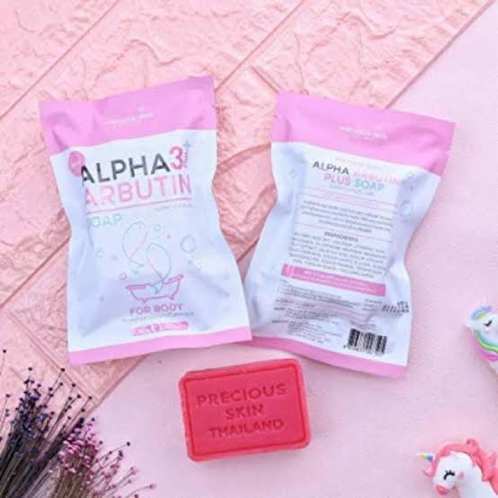 ALPHA ARBUTIN 3 PLUS Collagen Whitening Soap Sabun Kecantikan