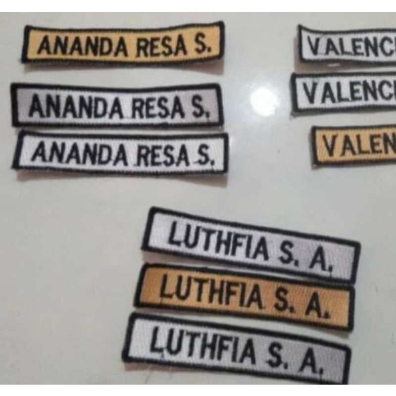 TERIMA BORDIR BISA SATUAN SERAGAM SEKOLAH,KERJA,KARYAWAN