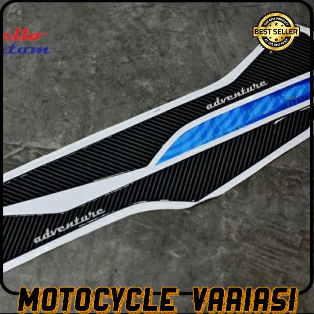 Stiker resin timbul sidepad atas Honda Adv 150 Premium