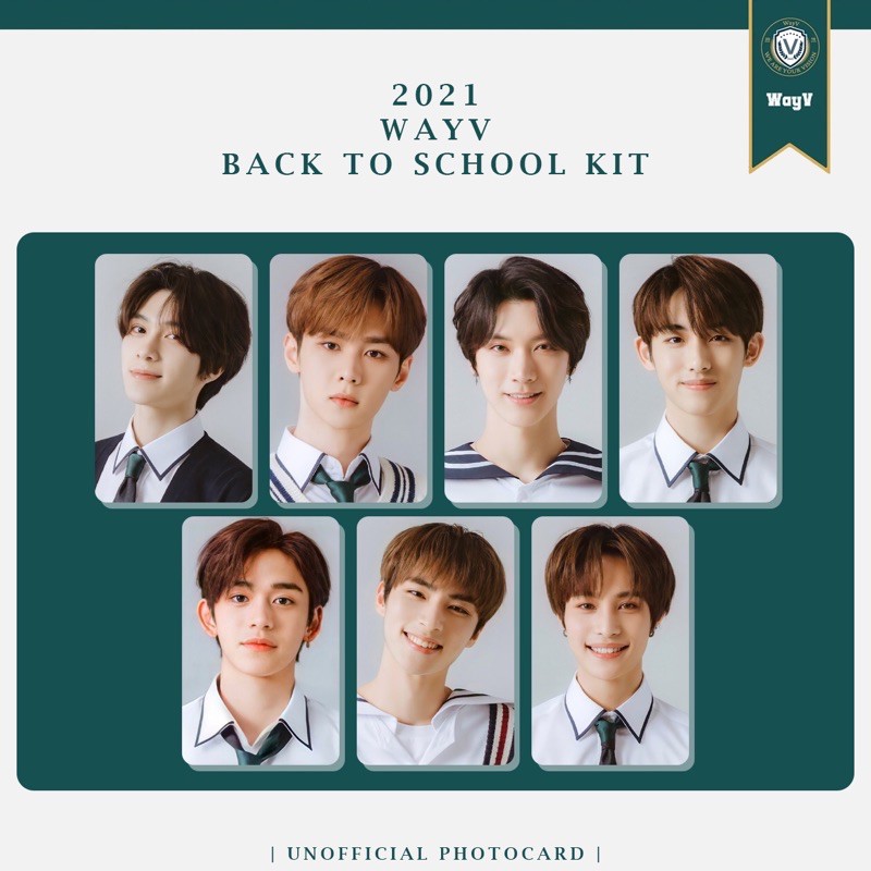 Unofficial Photocard WAYV - 2021 Back to School Kit