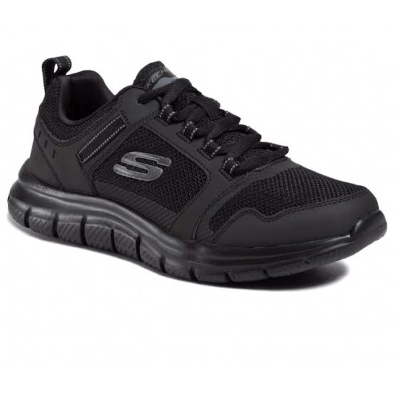 skechers 232001/BBK sepatu skechers original. skechers travk knockhill black