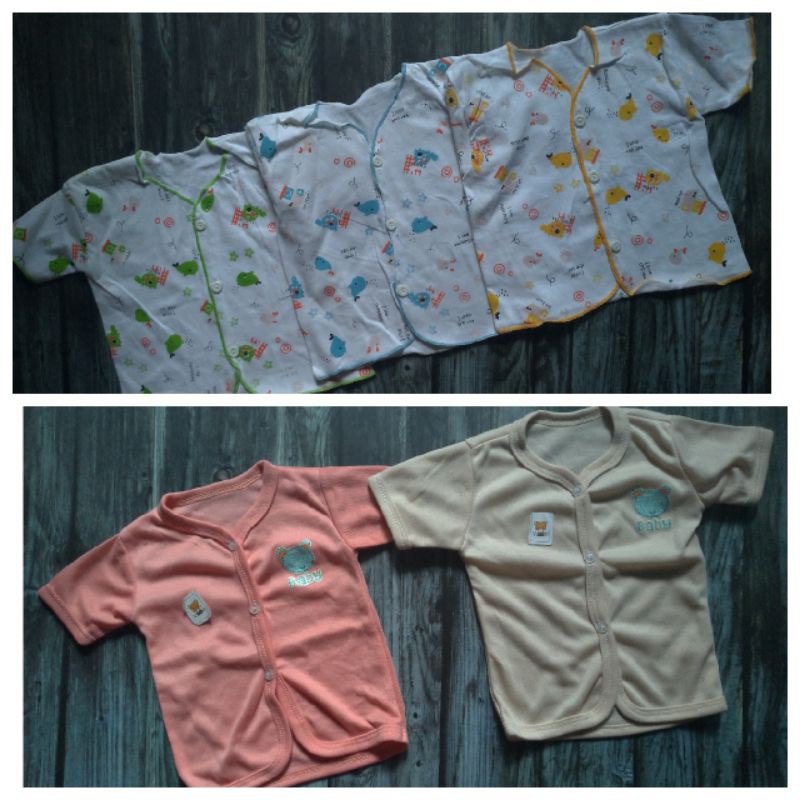 Atasan Bayi Lengan Pendek 0-3 Bulan