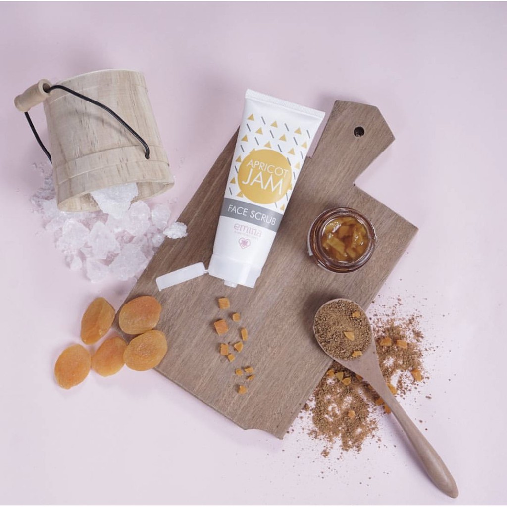 Jual EMINA Apricot Jam Face Scrub 60ml Shopee Indonesia