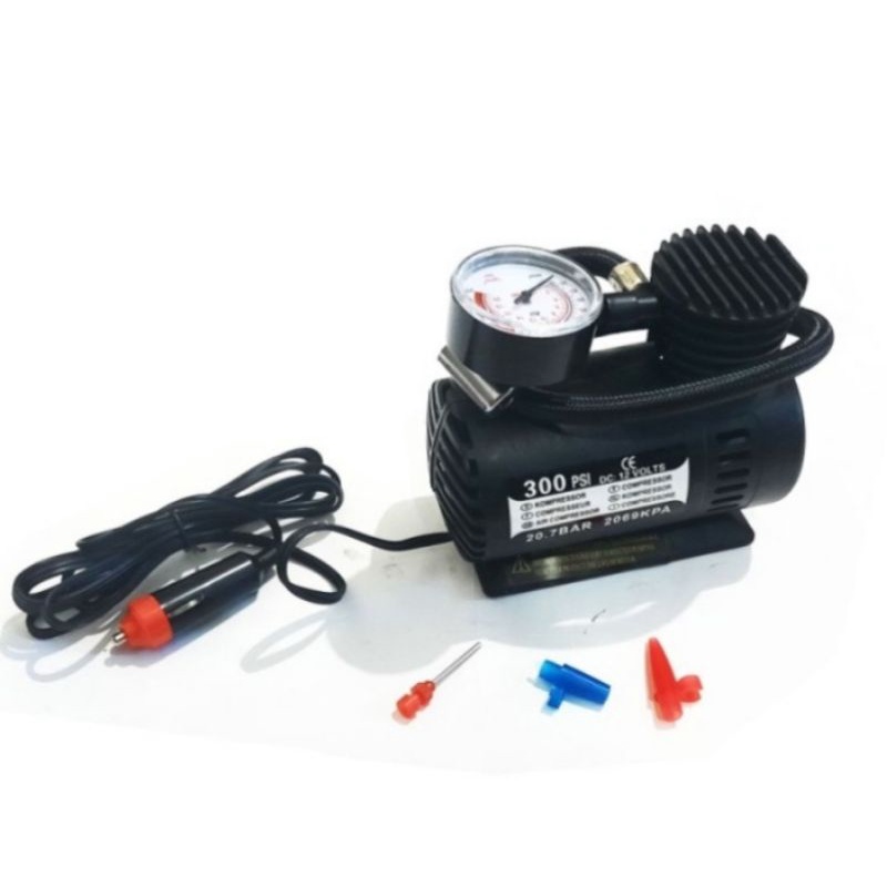 Mini air Compressor kompresor angin ban mobil 300psi pompa ban
