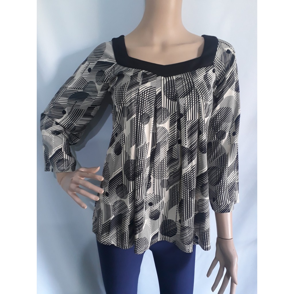 KAOS WANITA LENGAN PANJANG MOTIF