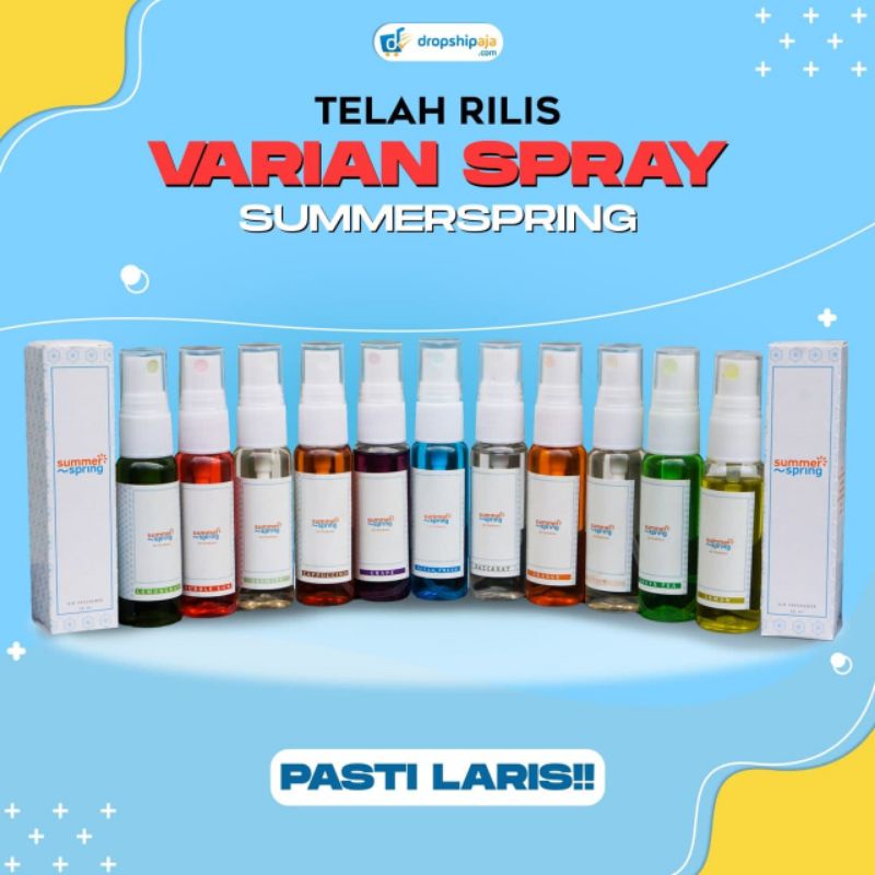 SUMMER SPRING SPRAY PENGHARUM MOBIL RUANGAN TOILET LEMARI BY SUMMERSPRING