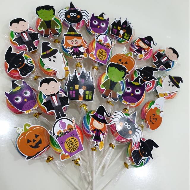 

Halloween Permen Lolipop isi 12pc haloween