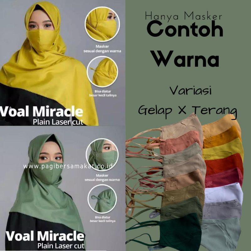 Masker Dewasa Matt Voal Miracle ORI UMAMA