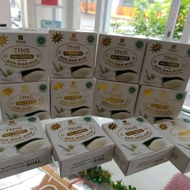 thai sabun muka mutiara dan beras