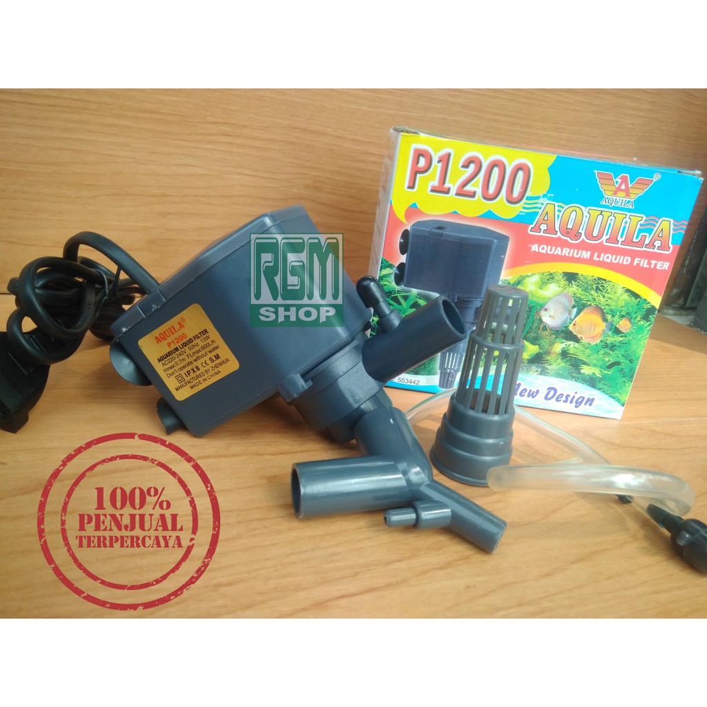 Aquila P1200 P 1200 power head mesin pompa celup aquarium aquascape murah