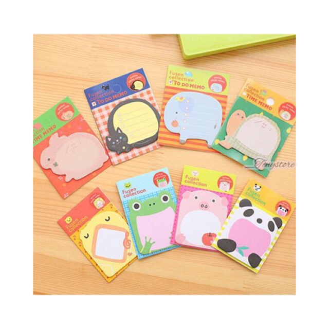 

STICKY NOTES CUTE ANIMAL (20-30 LEMBAR) KERTAS TULIS CATATAN TEMPEL MUNGIL IMUT LUCU UNIK MURAH