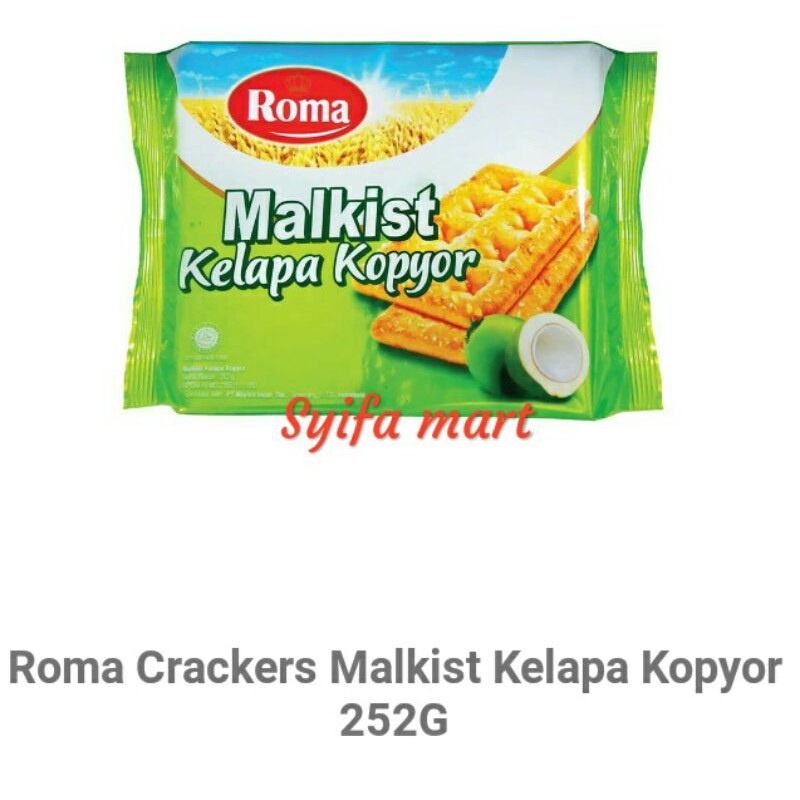 

Roma crackers kelapa kopyor 252g